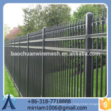 2015 Baochuan estilo popular excelente acero / hierro forjado / cerca de aluminio con precio competitivo